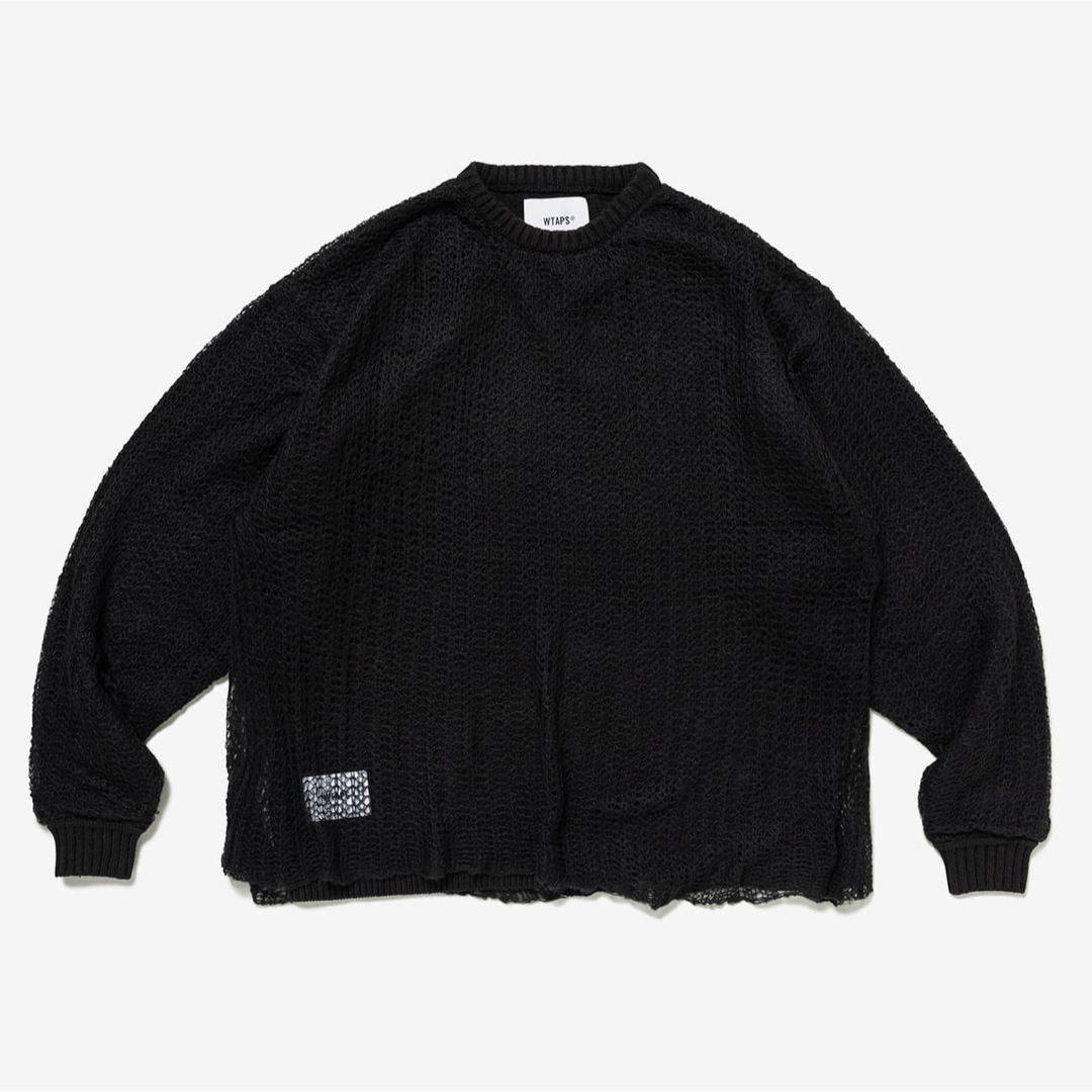 M Wtaps 232MADT-KNM02 ダブルタップス BLACK セーターメンズ