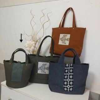 ハンドメイド  ミナペルホネン  トート  バッグ(バッグ)