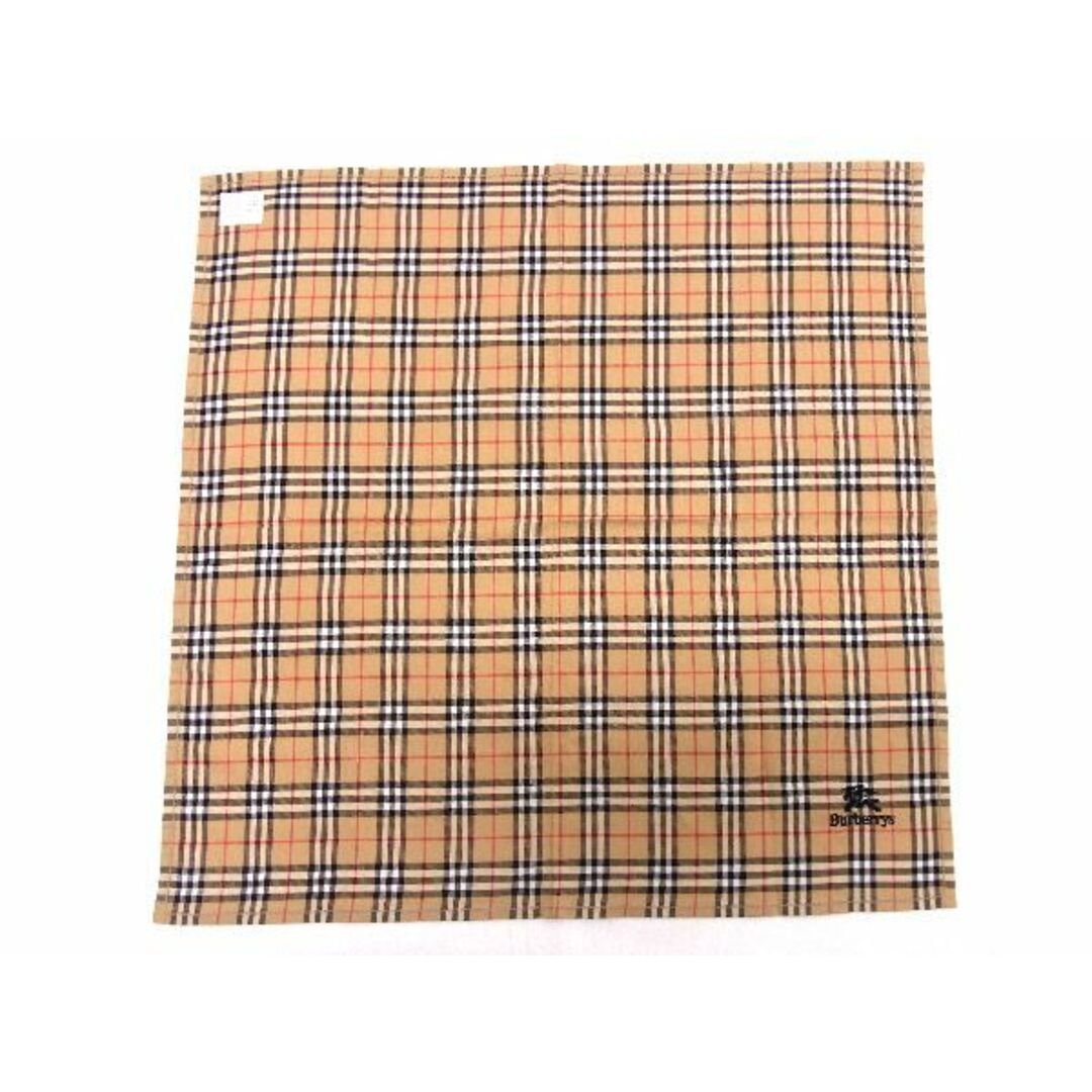 BURBERRY(バーバリー)の■新品■未使用■ Burberrys バーバリーズ ノバチェック コットン100％ スカーフ ハンカチーフ ベージュ系 DD1040 レディースのファッション小物(その他)の商品写真