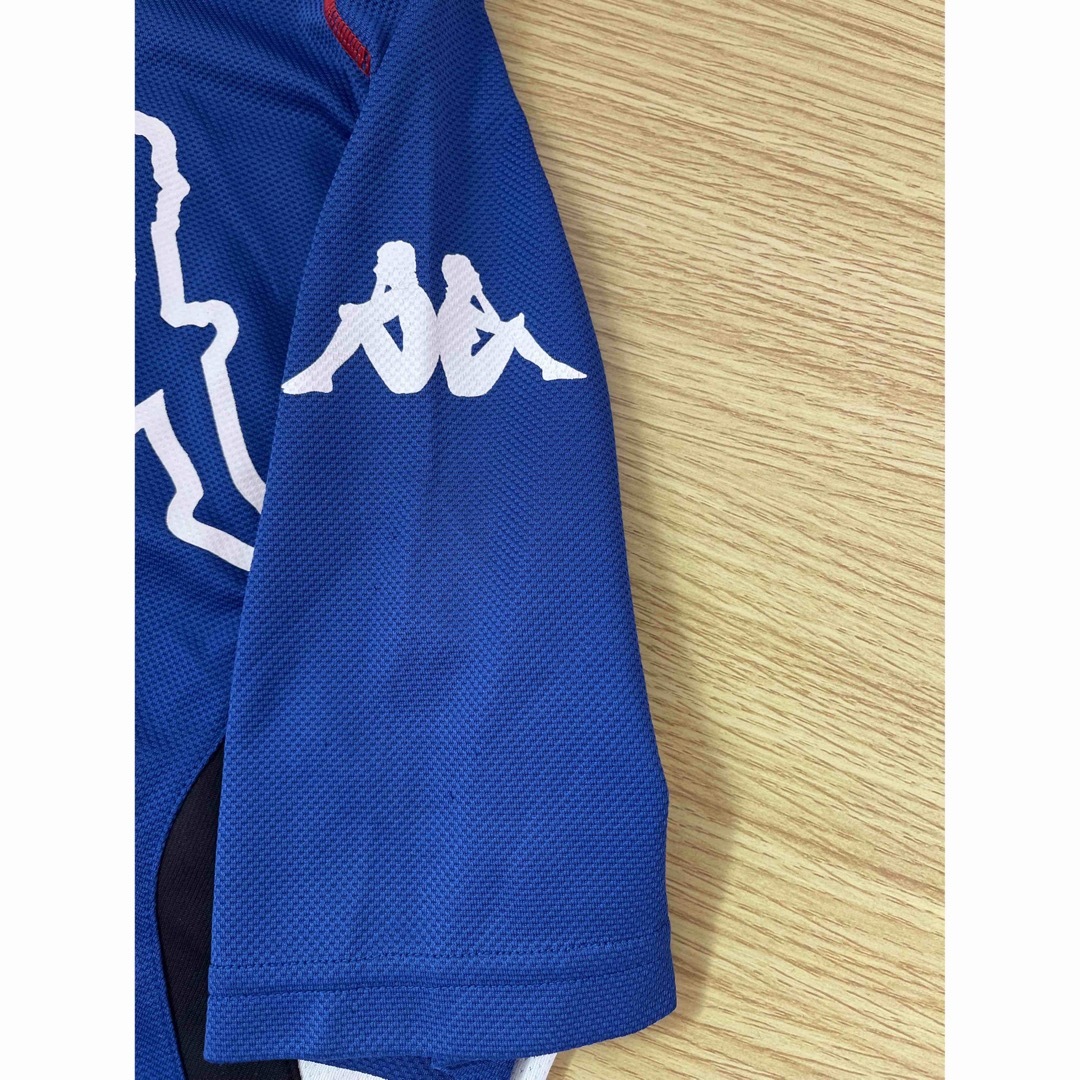 Kappa(カッパ)のkappa Tシャツ サッカー 青 130 スポーツ/アウトドアのサッカー/フットサル(ウェア)の商品写真