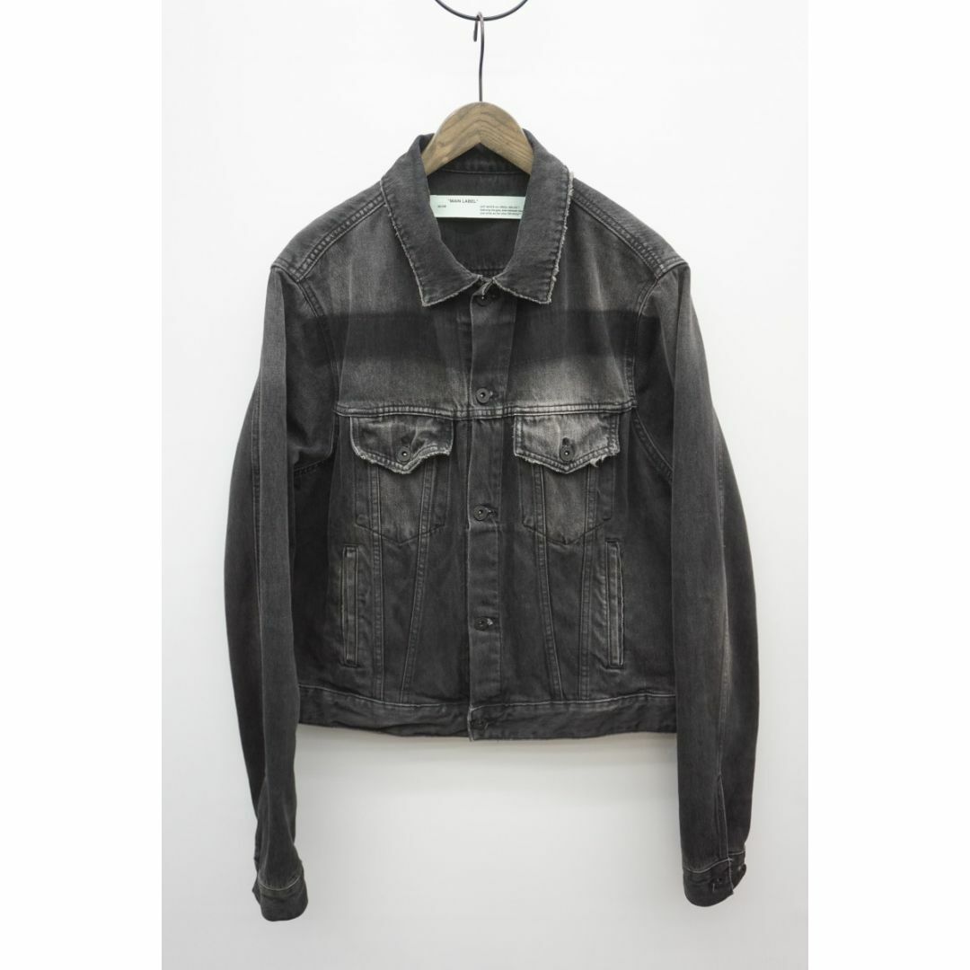 OFF-WHITE - 美品 正規 19SS OFF-WHITE デニム ジャケット 1029N△の
