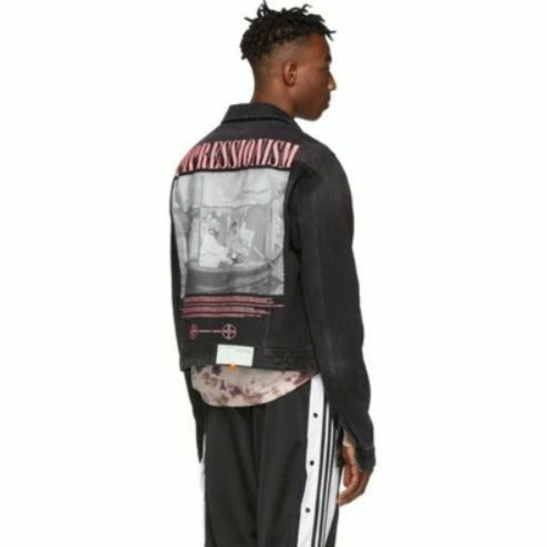 美品 正規 19SS OFF-WHITE デニム ジャケット 1029N▲