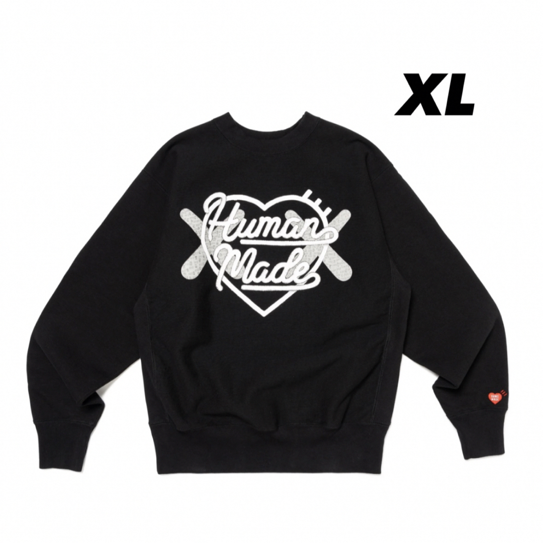 KAWS MADE SWEATSHIRT BLACK XLサイズ