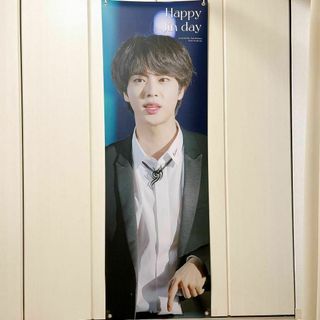 【新品・未使用】BTS JIN ジン 大型バナー タペストリー センイル A