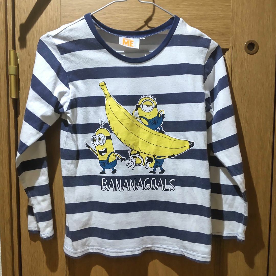 ミニオン(ミニオン)のミニオン　Ｔシャツ(長袖)　サイズ140　<a282> キッズ/ベビー/マタニティのキッズ服男の子用(90cm~)(Tシャツ/カットソー)の商品写真