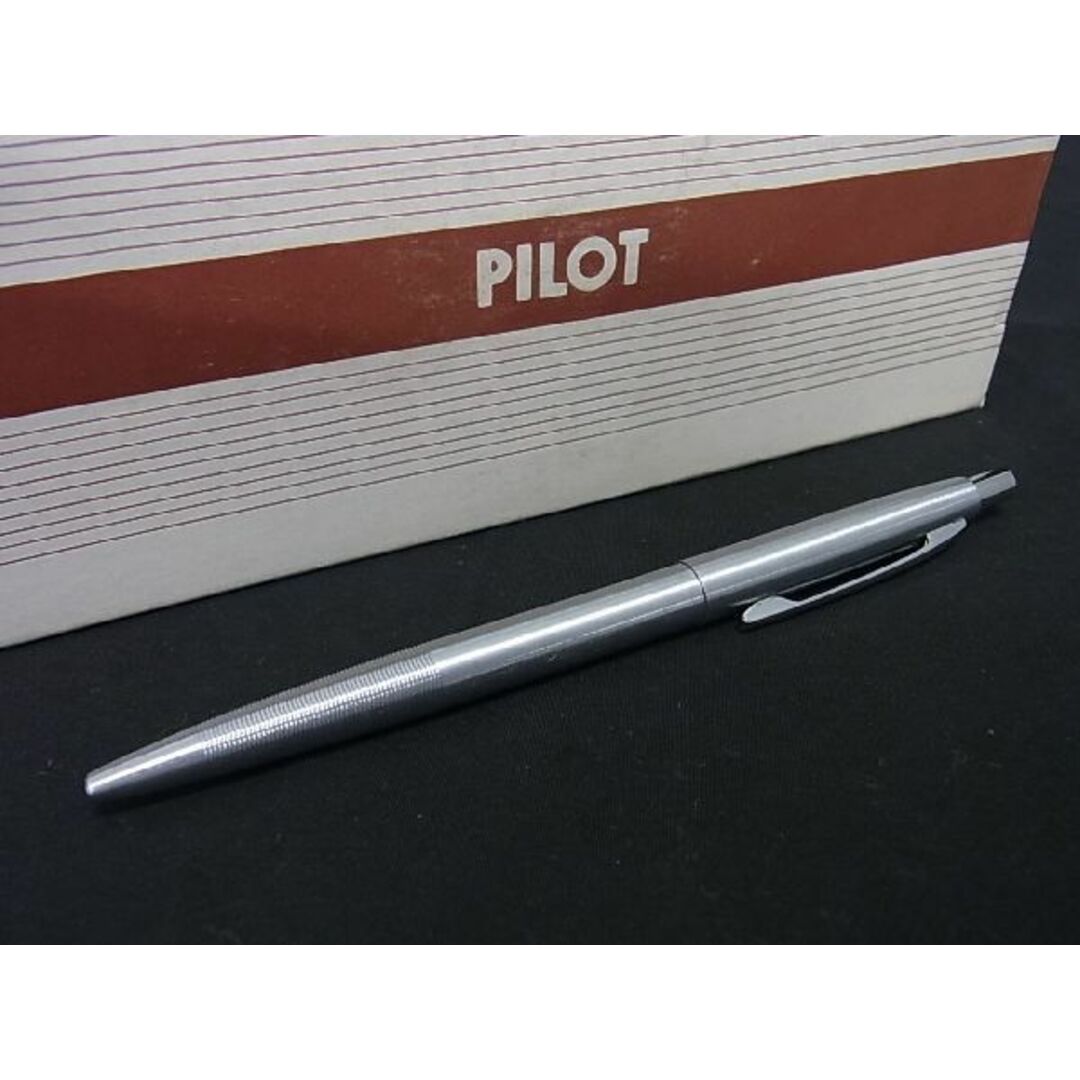 PILOT(パイロット)のPILOT パイロット ノック式 ボールペン 筆記用具 文房具 ステーショナリー シルバー系 DD4293 インテリア/住まい/日用品の文房具(ペン/マーカー)の商品写真