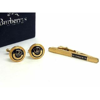 バーバリー(BURBERRY)の■美品■ Burberrys バーバリーズ カフス カフリンクス ネクタイピン タイクリップ アクセサリー 2点セット ゴールド系 DD5413(その他)