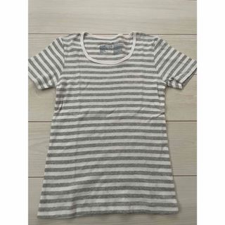 ムジルシリョウヒン(MUJI (無印良品))のTシャツ　ボーダー　無印(Tシャツ/カットソー(半袖/袖なし))