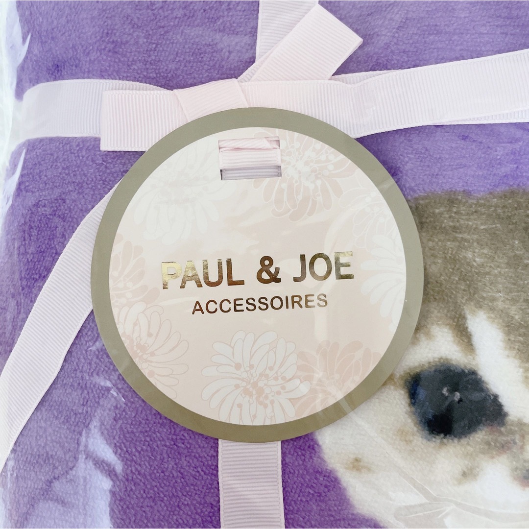 PAUL & JOE(ポールアンドジョー)のPAUL & JOE 3wayブランケット　猫柄　ヌネット柄 レディースのファッション小物(その他)の商品写真