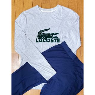 ラコステ(LACOSTE)のラコステ　新品　メンズ　パジャマセット(アリゲーター/グレーS)(その他)