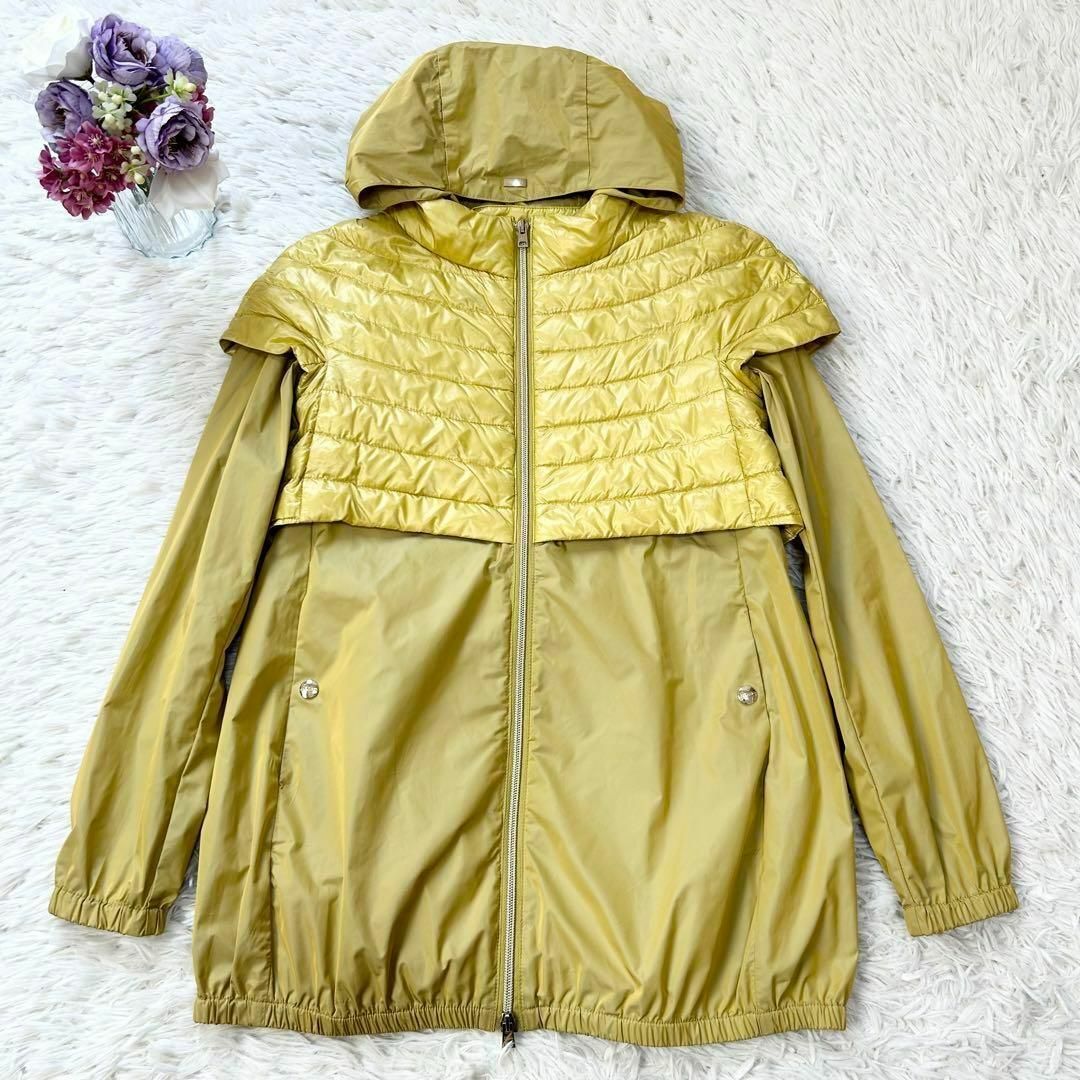HERNO - 極美品 HERNO 異素材コンビ フード着脱 ライトダウン