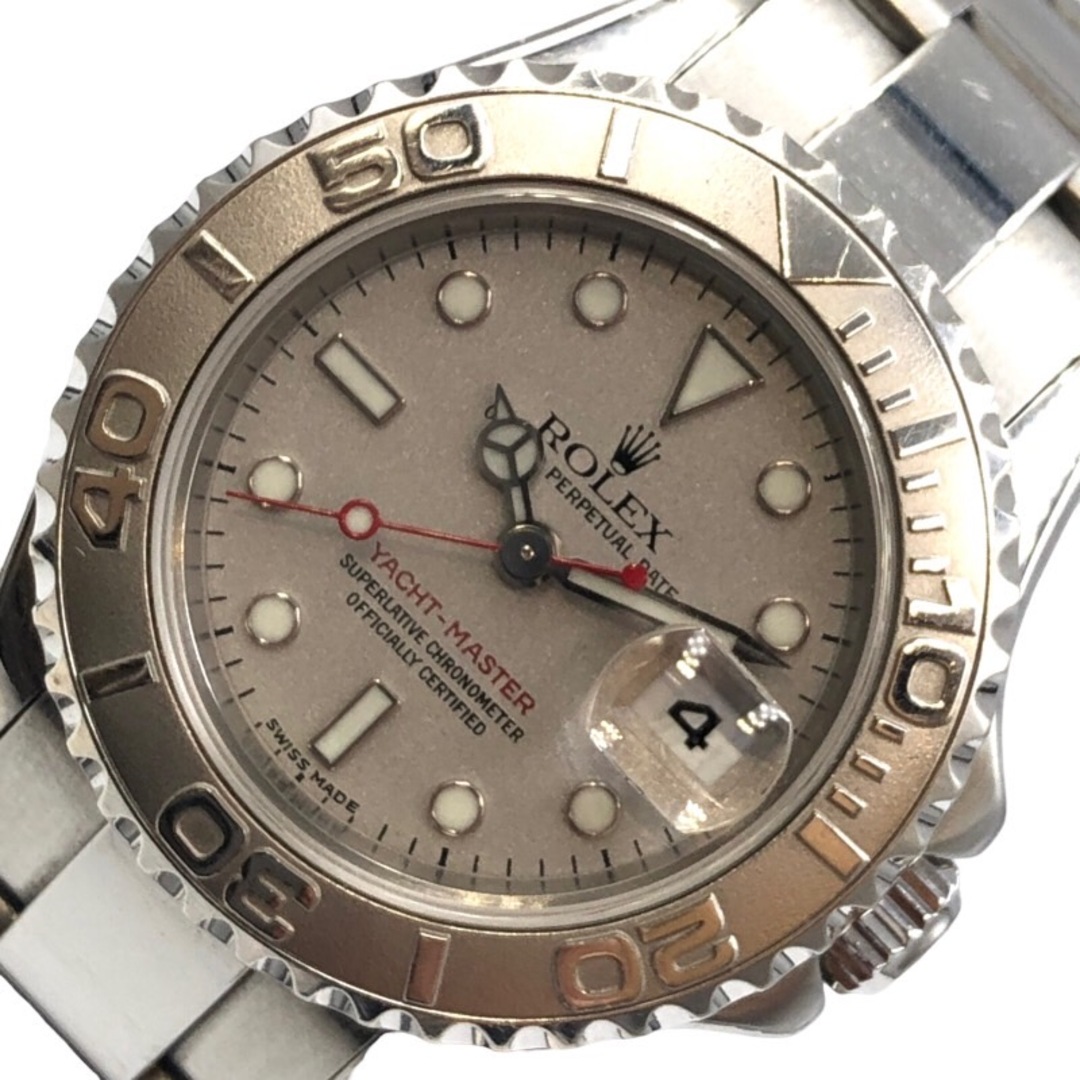 ロレックス ROLEX ヨットマスター29 P番 169622 グレー SS/Pt 自動巻き