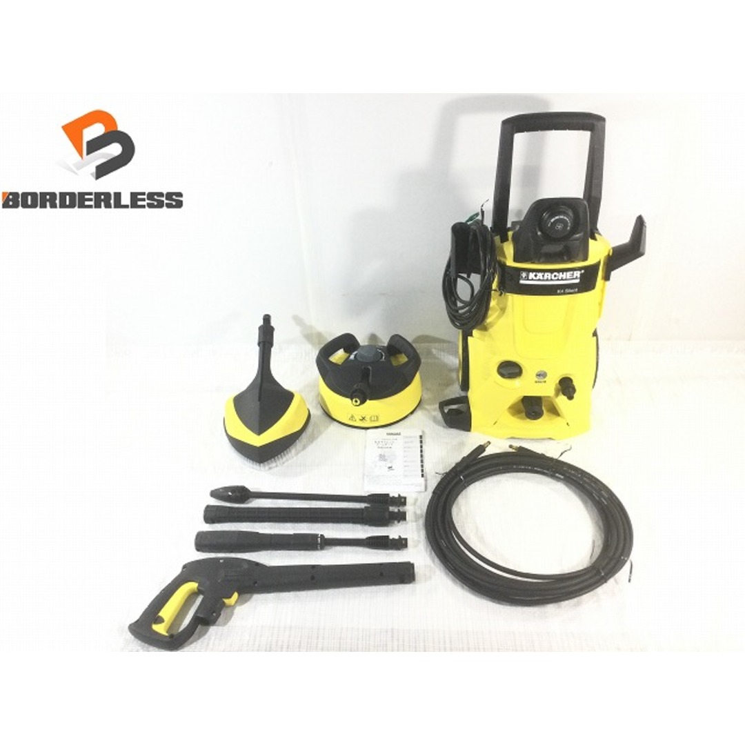 KARCHER ケルヒャー 高圧洗浄機 K4 サイレント オプション品付き 家庭用高圧洗浄機 80354バイク