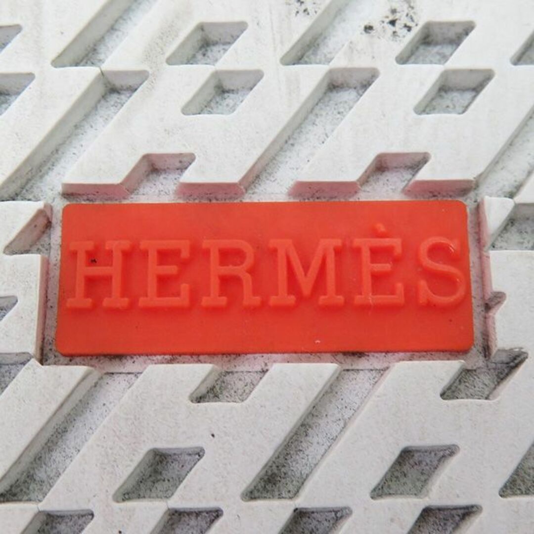 Hermes(エルメス)の美品 HERMES エルメス 2023AW DEEP ディープ Hロゴ ステッチ レザー レースアップ スニーカー　シューズ 41 26cm 45995 メンズの靴/シューズ(スニーカー)の商品写真