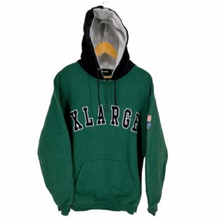 USA製 XLARGE エクストララージ ビッグロゴ ジップパーカー L