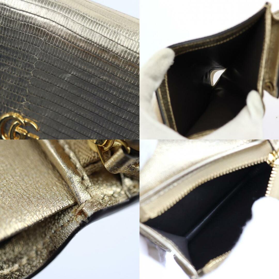 Gucci - GUCCI グッチ GGマーモント コンパクトウォレット 二つ折り