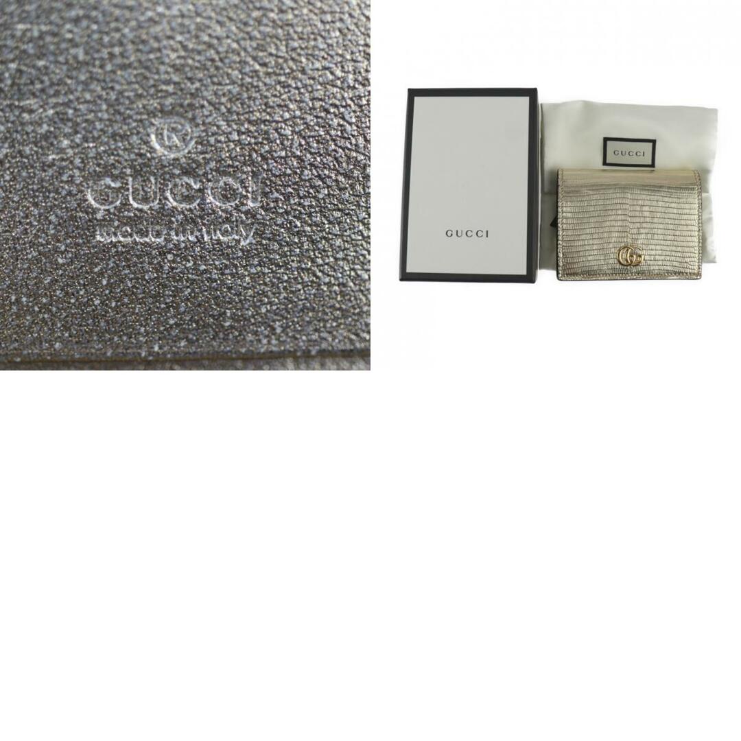 Gucci - GUCCI グッチ GGマーモント コンパクトウォレット 二つ折り