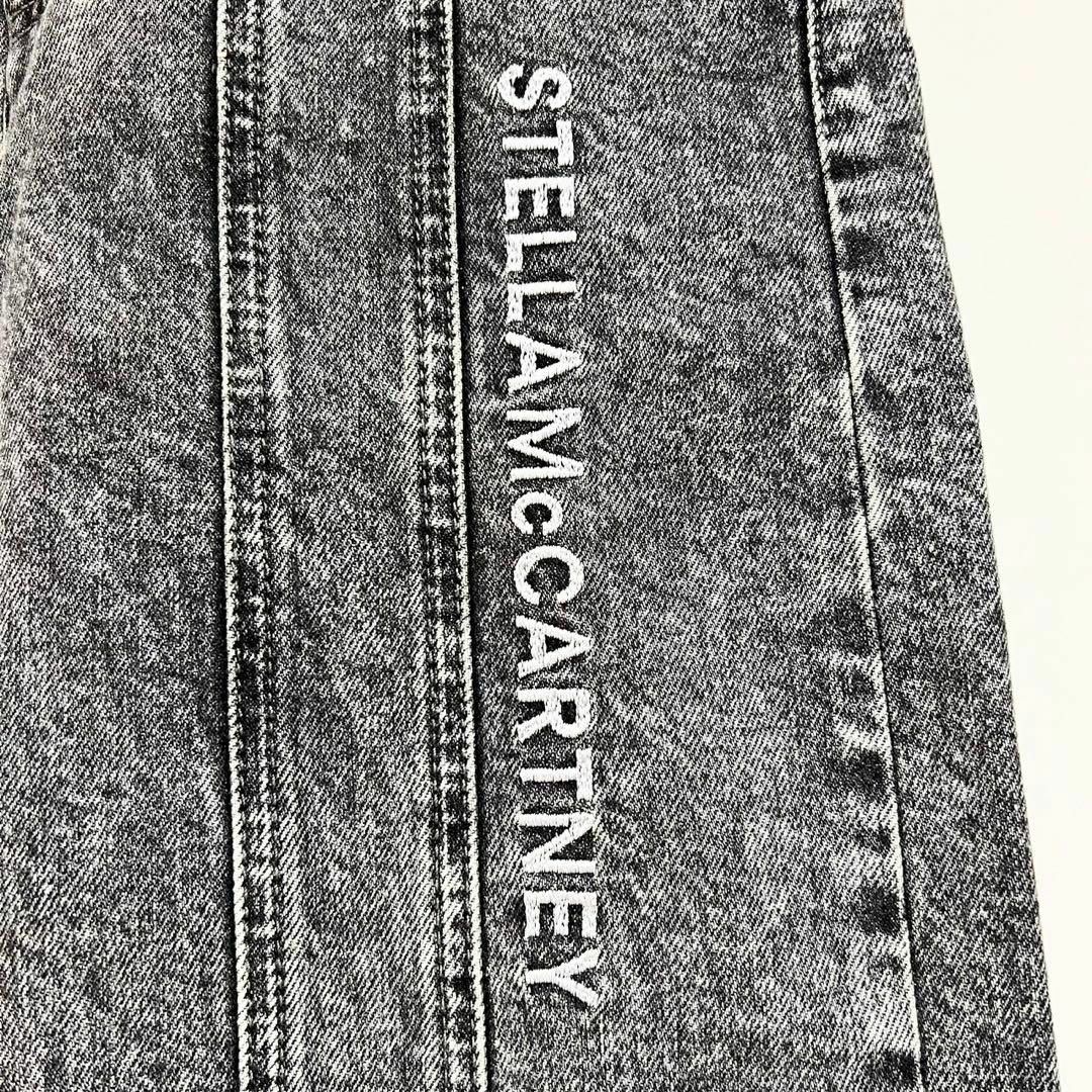 Stella McCartney(ステラマッカートニー)の極美品 Stella McCartney ロゴ刺繍 コットンデニムジーンズ 24 レディースのパンツ(デニム/ジーンズ)の商品写真