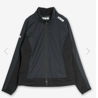 ジュンハシモト(junhashimoto)のtfw49ゴルフレディースFULL ZIP STAND BLOUSONサイズM(ウエア)