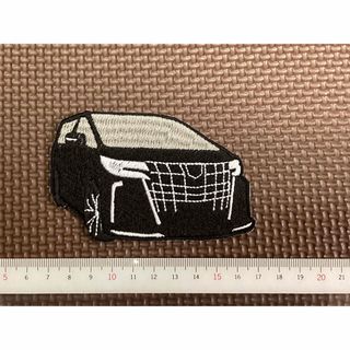 アルファード刺繍ワッペン【アイロン接着タイプ】(各種パーツ)