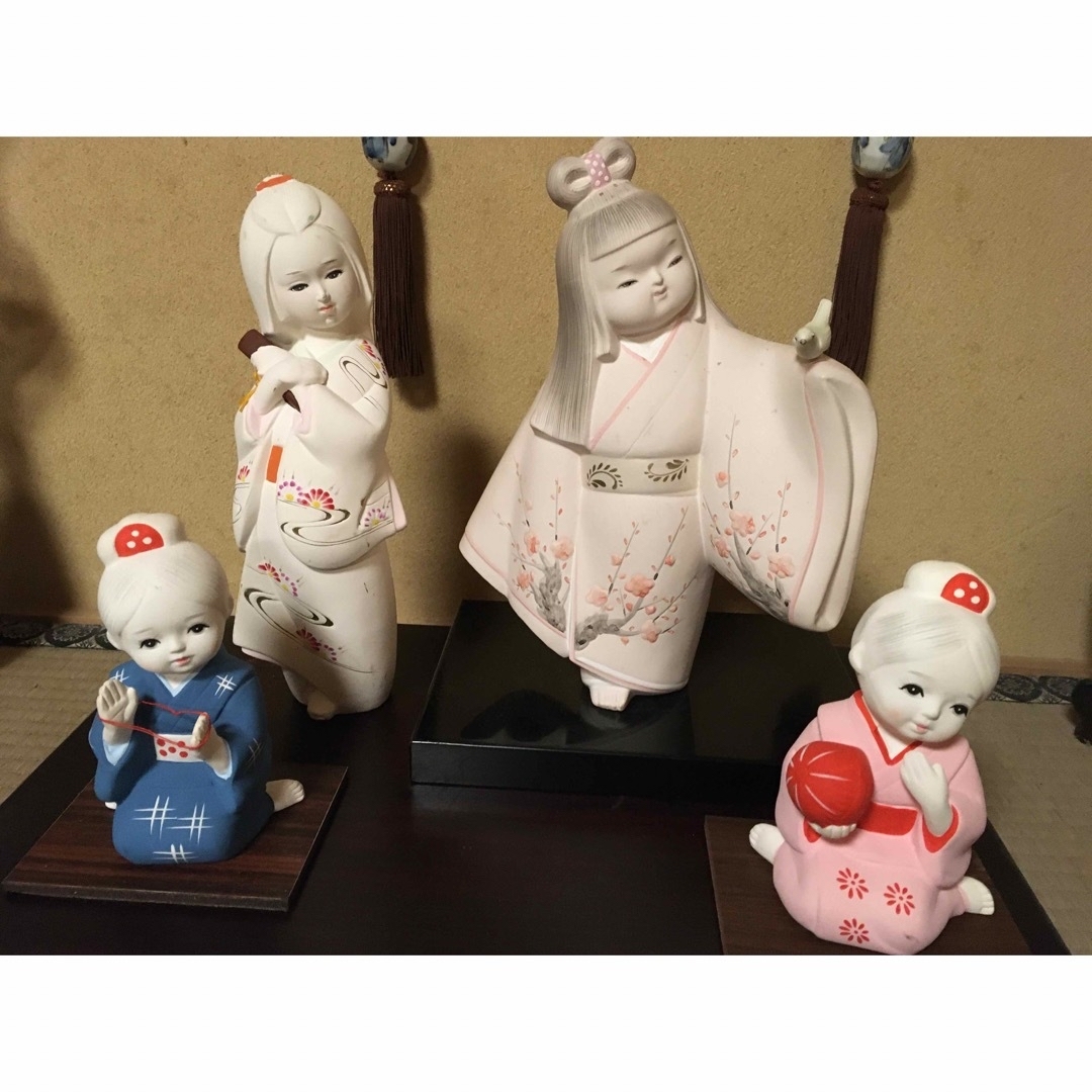 陶器日本人形 4体の通販 by まあちゃん's shop|ラクマ 陶器日本人形 4体の通販 by まあちゃん's shop|ラクマ