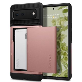 シュピゲン(Spigen)のSpigen Pixel6 ケース手帳型(Androidケース)