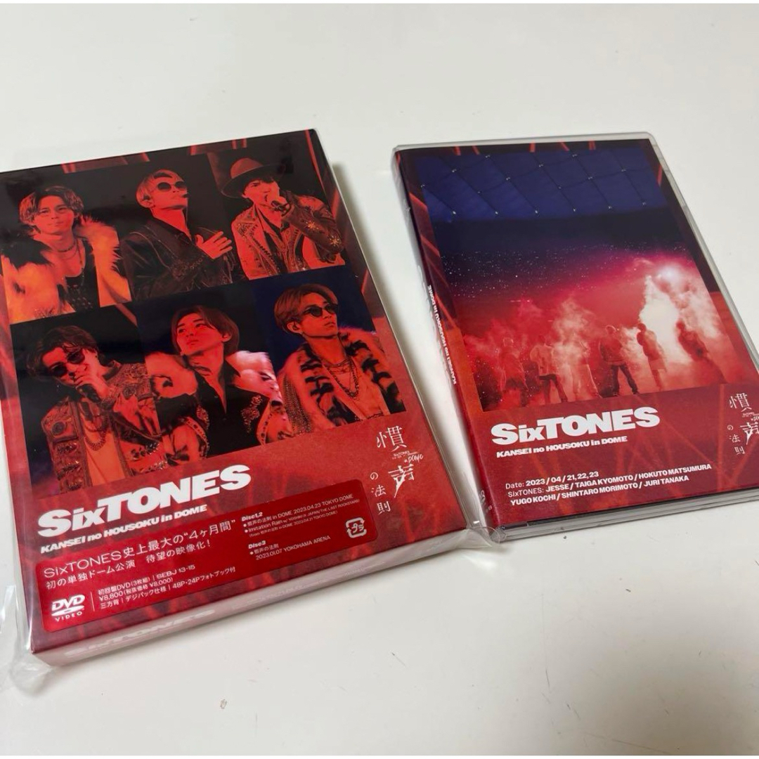 SixTONES/慣声の法則 in DOME初回盤＋通常盤セット　Blu-ray定価￥8000