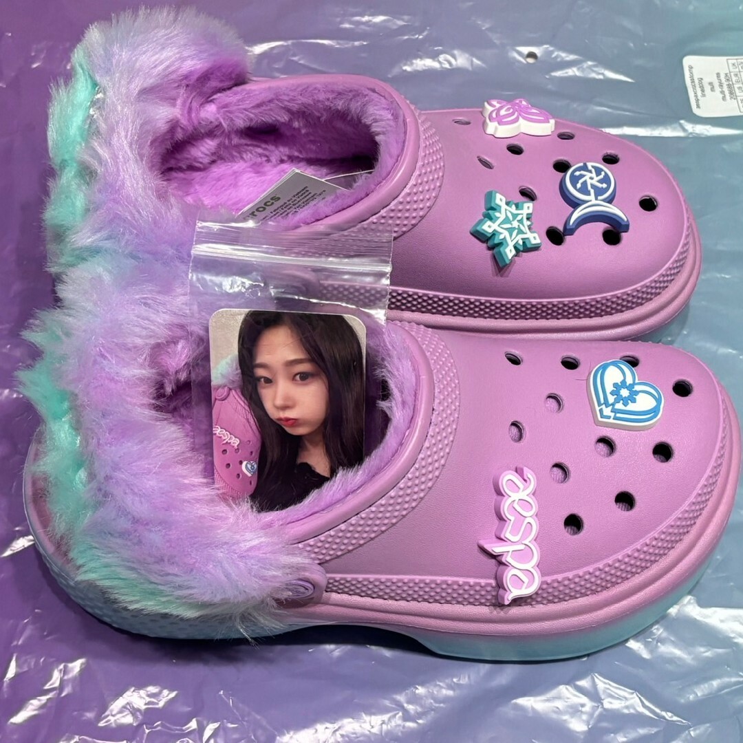 aespa crocs トレカ　ジゼル　クロックス