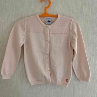 プチバトー(PETIT BATEAU)のプチバトー　カーディガン　81㎝(カーディガン/ボレロ)