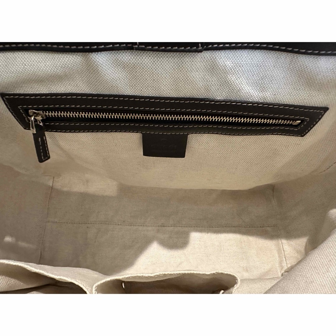 Gucci(グッチ)のGUCCI GGキャンバス シェリーライン ハンドバッグ　A4 レディースのバッグ(ハンドバッグ)の商品写真