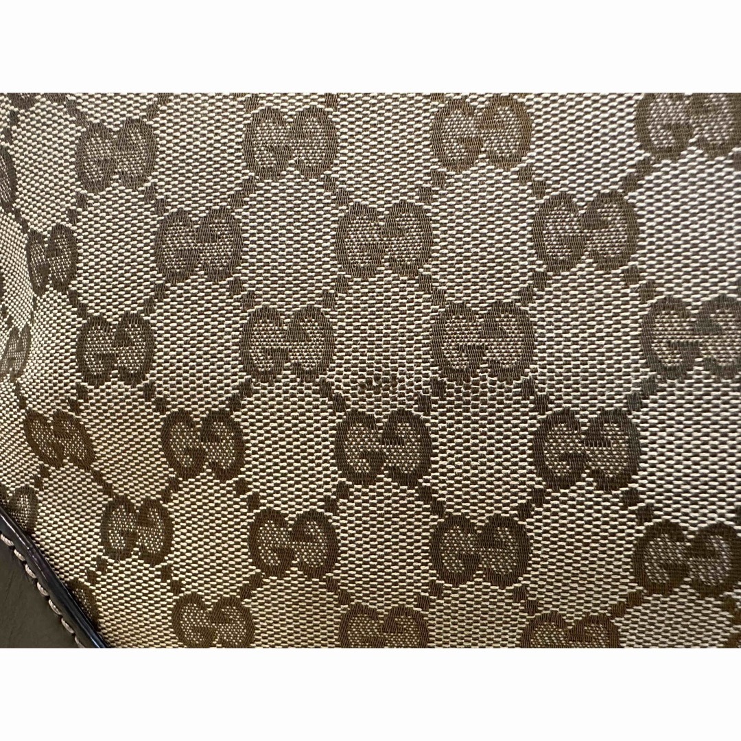 Gucci(グッチ)のGUCCI GGキャンバス シェリーライン ハンドバッグ　A4 レディースのバッグ(ハンドバッグ)の商品写真