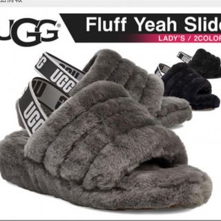 アグ(UGG)のアグ　シープスキンサンダル(スリッポン/モカシン)