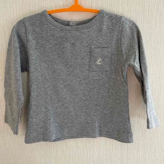 プチバトー(PETIT BATEAU)のプチバトー　長袖　カットソー　81㎝(シャツ/カットソー)