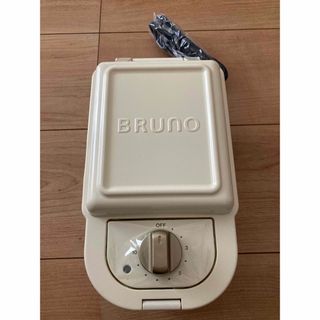 BRUNO ホットサンドメーカー シングル ホワイト295(サンドメーカー)