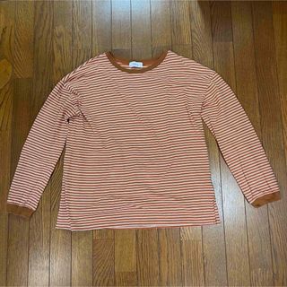 1/20お値下げしました！forksy. オレンジ　ボーダー　ロンT(Tシャツ(長袖/七分))