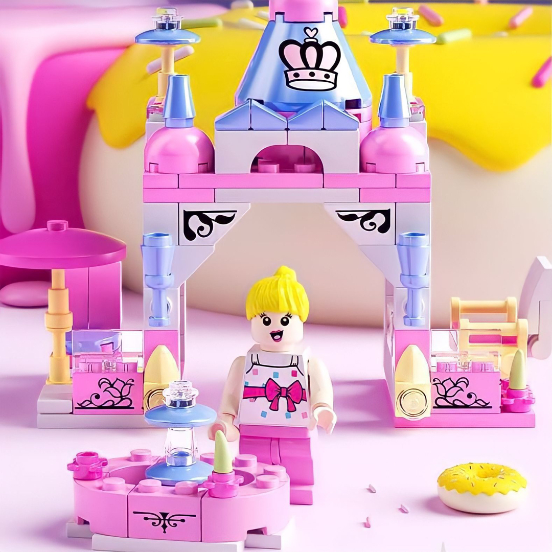 お家 ピンク 女の子 おもちゃ ガーデニング LEGO互換 匿名配送 数量限定 キッズ/ベビー/マタニティのおもちゃ(知育玩具)の商品写真