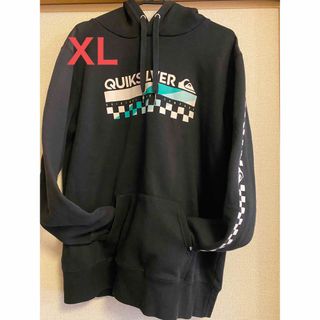 クイックシルバー(QUIKSILVER)の【中古】クイックシルバー パーカー XL 黒(パーカー)