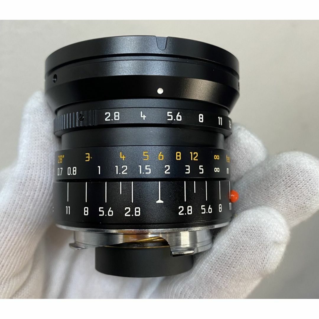 LEICA(ライカ)のLEICA Elmarit M21mm f2.8  ASPH. Black 箱 スマホ/家電/カメラのカメラ(レンズ(単焦点))の商品写真