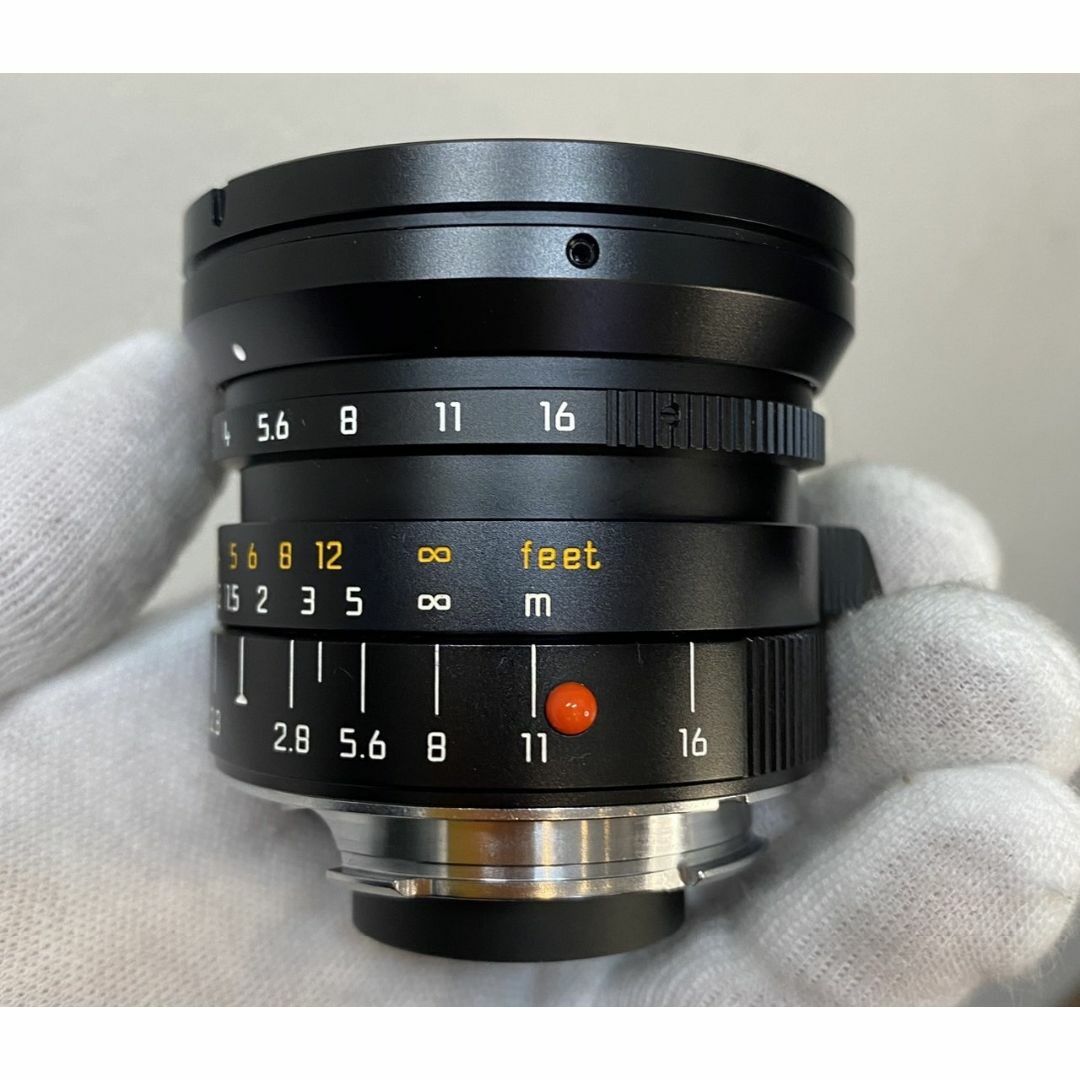 LEICA(ライカ)のLEICA Elmarit M21mm f2.8  ASPH. Black 箱 スマホ/家電/カメラのカメラ(レンズ(単焦点))の商品写真