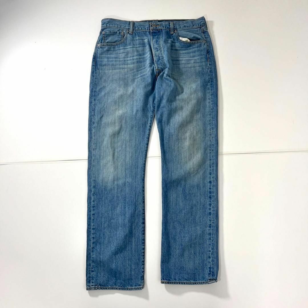 Levi's 501 デニム 色落ち 水色 メンズ W36 ジーンズ