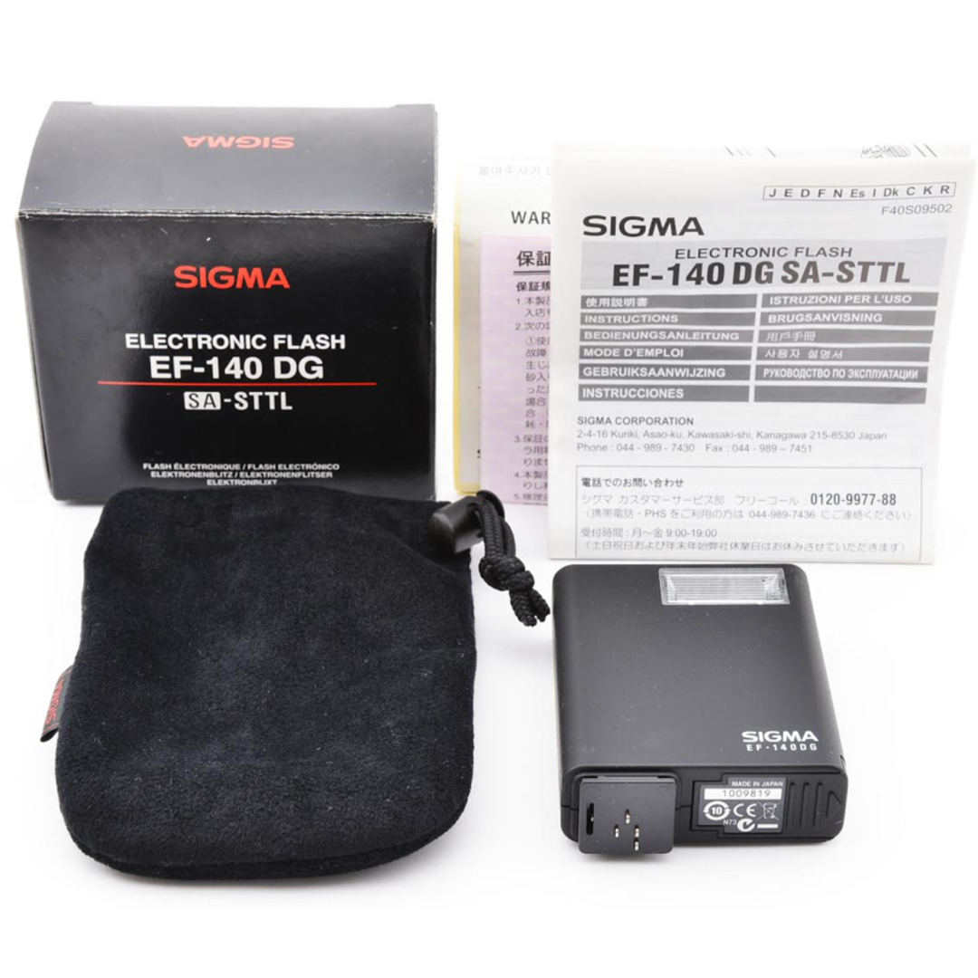 SIGMA(シグマ)のSIGMA Electronic flash EF-140 DG 新同品 スマホ/家電/カメラのカメラ(ストロボ/照明)の商品写真