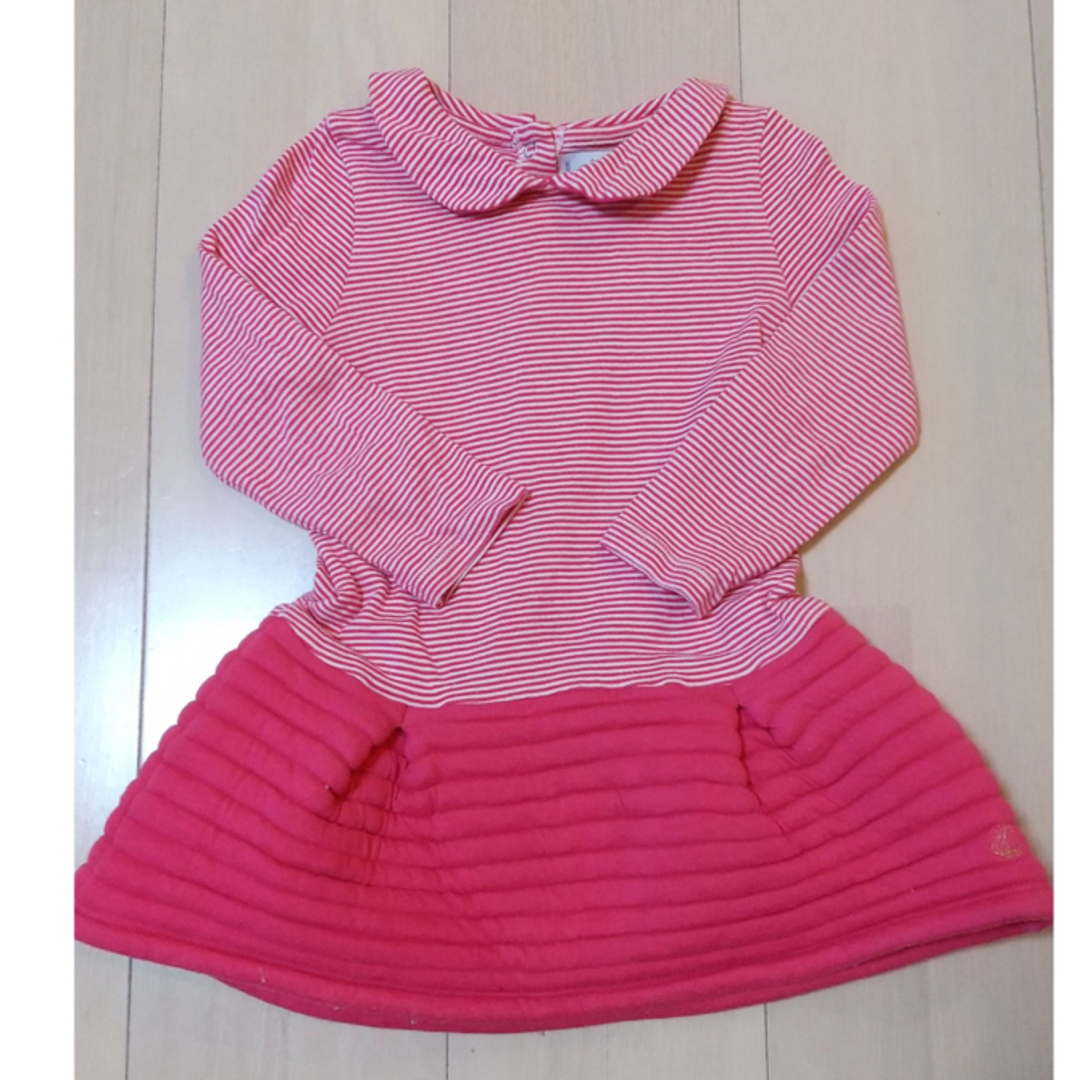 PETIT BATEAU(プチバトー)のプチバトー  ワンピース  24m/86cm キッズ/ベビー/マタニティのベビー服(~85cm)(ワンピース)の商品写真