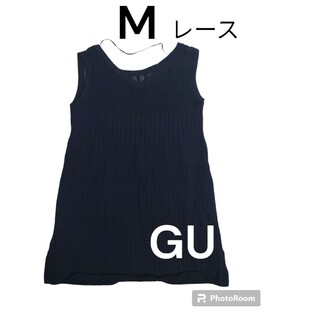 ジーユー(GU)のGU レースニット　M(ニット/セーター)