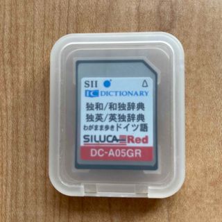 セイコー(SEIKO)のSII セイコー ドイツ語 電子辞書 追加コンテンツ カードDC-A05GR(電子ブックリーダー)