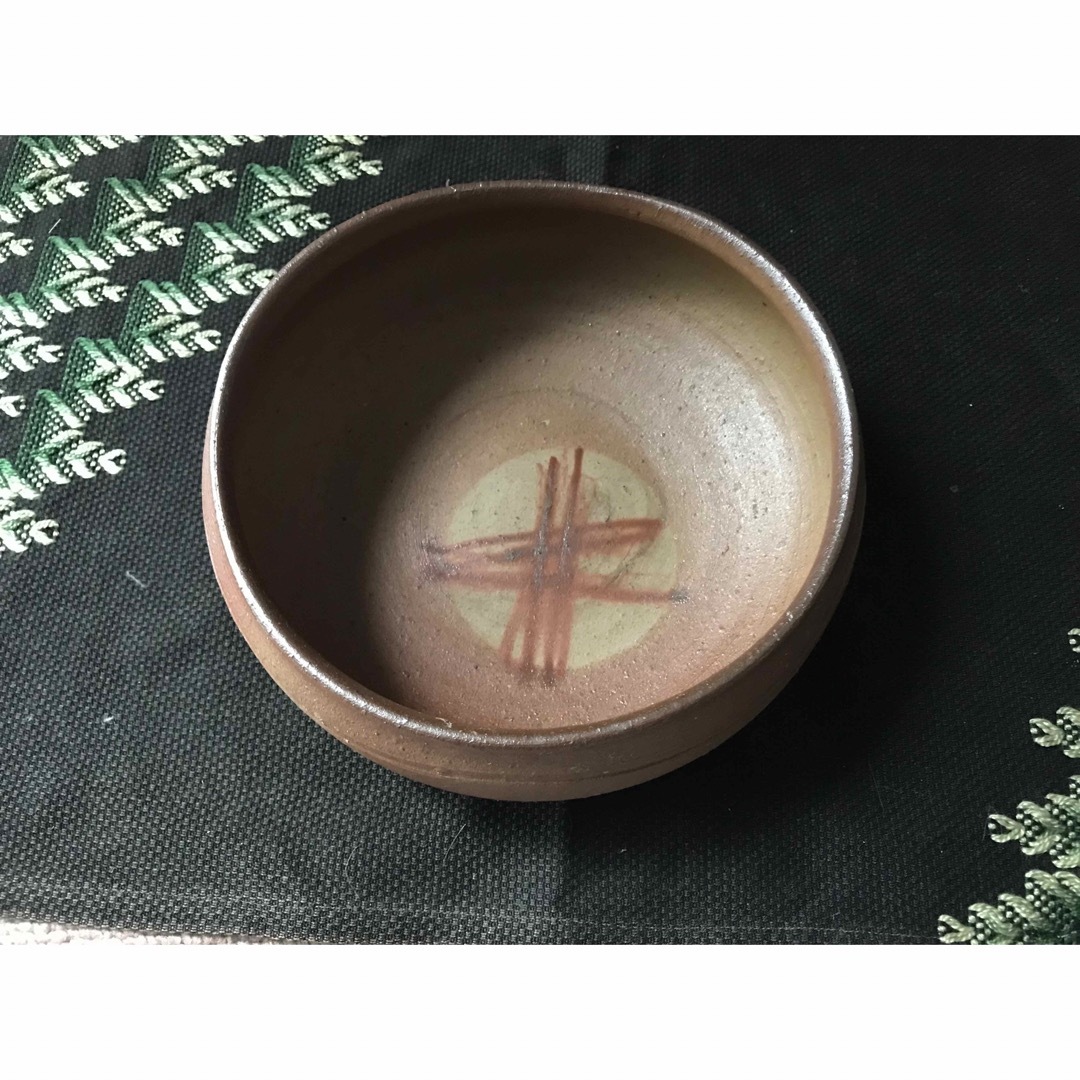 備前焼き　深皿　麺鉢 エンタメ/ホビーの美術品/アンティーク(陶芸)の商品写真