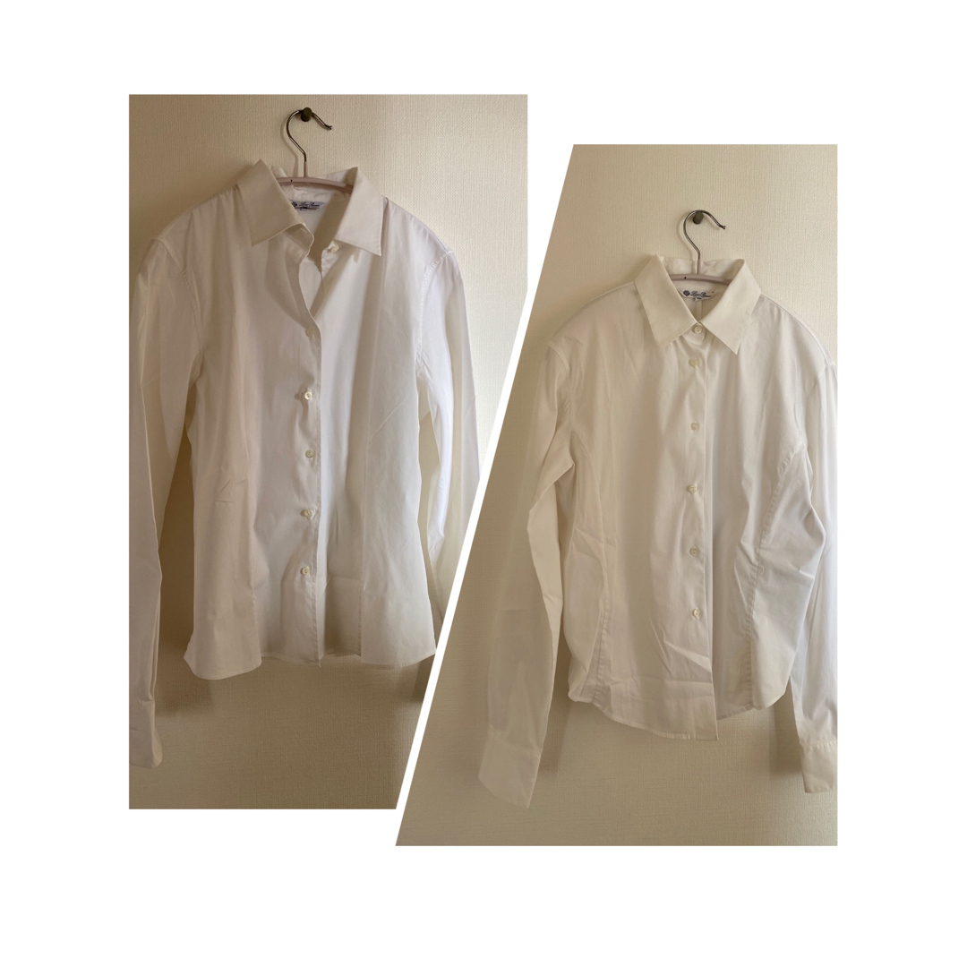 ロロピアーナ　白シャツ２枚セット　46サイズ | フリマアプリ ラクマ