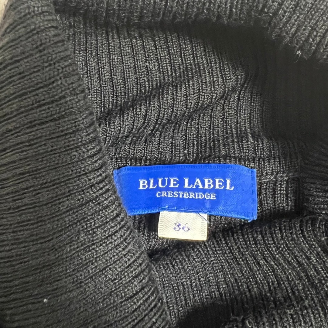 BLUE LABEL CRESTBRIDGE(ブルーレーベルクレストブリッジ)の未使用 ブルーレーベル/Blue Label アシメワンピース  36 約4万円 レディースのワンピース(ひざ丈ワンピース)の商品写真