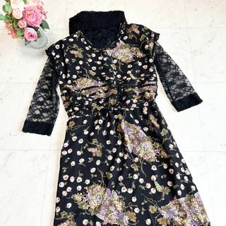 カネコイサオ レース マキシワンピース/ロングワンピース(レディース