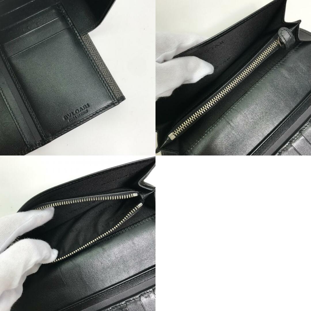 BVLGARI - ブルガリ BVLGARI ロゴ 33385 Wホック 長財布 PVC BVLGARI - ブルガリ BVLGARI ロゴ 33385 Wホック 長財布 PVC
