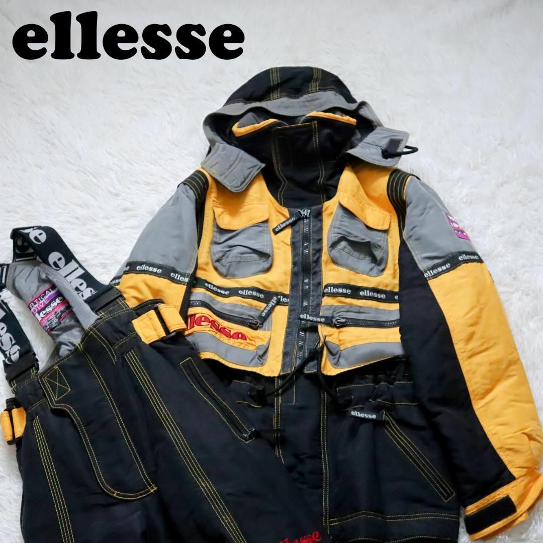 90s エレッセ/ellesse スキーウェア セットアップ 上下セット | フリマアプリ ラクマ